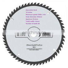 10 in 60 Teeth High Speed Steel Circular Saw Blade for Wood Cutting thumbnail-1