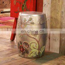 Gold and Silver Furniture Modern Ceramic Garden Chair Sculpture thumbnail-3