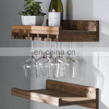 Hanging Make Solid Wood Wine Glass Rack thumbnail-1
