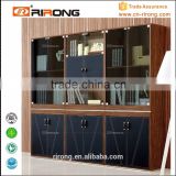 Newest wood office glass display cabinet living room furniture