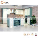 Contemporary PVC Kitchen Cabinets with island