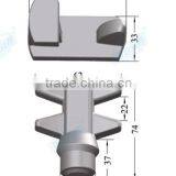 02132 Container Spare Parts Security Locking Cam and Keeper Casting Lock Cam Keeper thumbnail-2