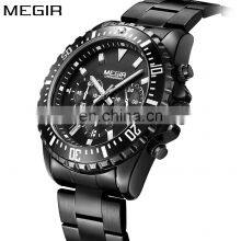 Megir 2064 Men Quality Sports Watches For Sale Chronograph Stainless Steel Quartz Watchonline thumbnail-4