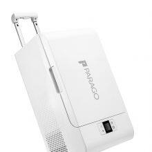 20L Small Car Fridge With Pull Rod For Home Car Dual Use Camping Drinking and Food Storage thumbnail-1