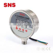 SNS YZ-S9 Supplier Intelligent Industrial Digital Pressure Gauge With Led