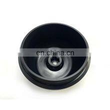 Newest design cnc turning plastic cap plastic machining