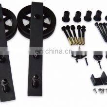 Factory Sliding Door Hardware Carbon Steel Sliding Door Rail Strong Barn Door Handle thumbnail-5