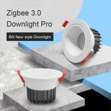 Zigbee 3.0 rgb downlight dimmable Recessed Light Smart Home controller lighting