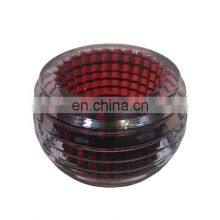 Creative Modern Handmade Home Wedding Decoration Tabletop Clear Mosaic Glass Crystal Candle Holder Burner