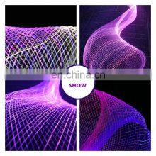 Christmas Window Decorations Holiday Lights Metal Mesh Pendant Net LightLED Fiber Optic Lights thumbnail-4