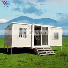 Factory building extend foldable home garage 3 voitures flat pack container house