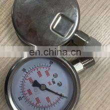 Factory Price High Precision Stainless Steel 10 Bar Dry or Oil Filled Pressure Gauge Meter thumbnail-4