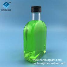 Wholesale 330ml Glass Flat Wine Bottles, Health Wine Glass Bottles thumbnail-3