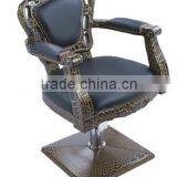 Upscale Royal Style Wholesale Used Stainless Steel Hair Salon Equipment, Vintage Hydraulic Oil Barber Chair Price thumbnail-2