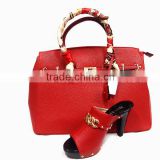 2016 hot selling lady shoes. big lady bags with matching shoes JA105-2