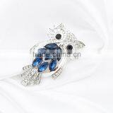 Beautiful Elegant Crystal Owl Rhinestone Brooches Fashion Hot Selling Animal Brooch thumbnail-4
