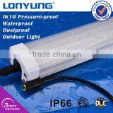 Led Tri Proof Batten Lamp IP66 Linkable Tube High Lumen Output