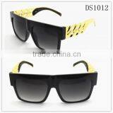 High Quality PC Frame Gold Metal Temple Fashionable Sunglasses Quality Choice