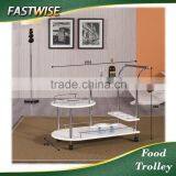China 3 Layers White Color Food Trolley Cart for Restaurant and Hotal Supplies thumbnail-1