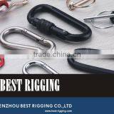 BLACK PLATED CARABINER QUICK LINK /WIRE ROPE ACCESSORY thumbnail-3