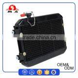 Vehicle Spare Parts Black Brazing All Aluminum Water Cooling Vehicle Radiator With 60W Cooling Fan thumbnail-1