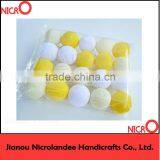 Cotton Ball Pom Pom Garland Decorative Handmade Ball thumbnail-1