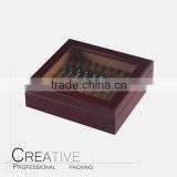 China supplier handcraft cherry wood cigar humidor