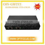 2UTP+2SFP Media Converter