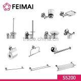 Brass Bathroom Accessories Set Fitting Sanitary Ware Hardware Sets thumbnail-2