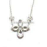 Gold Filled Clear Diamond Glass Necklaces thumbnail-2