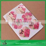 Sinicline OEM Wholesale Heart Shape Paper Sticker With Coloful Logo Printed thumbnail-2