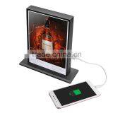 Hot Trending Products 16000mah Menu Power Bank Station for Coffee House