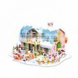 2016 Unique Design Cardboard 3d Jigsaw Puzzle Christmas Themed Toys thumbnail-3