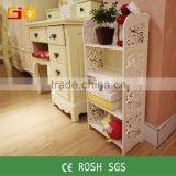 HOME-GJ Living Room Decorated White Corner Bookcase thumbnail-2