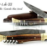 Damascus Steel Laguiole Knife DD-LAK-33