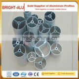 Factory direct sale round section shape and anodized alloy aluminum extruded tube