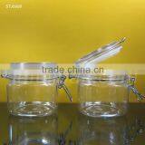 400ml Square Clip Top Handled Jar With Locking Lid