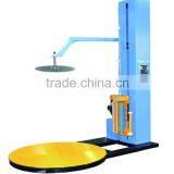 YK1650F-CS Semi-automatic Pallet Stretch Top Press/Plantform Film Wrapping Machine In Logistic Industry