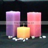 Block and Cube Pillar Decorative Handmade Natural Candles