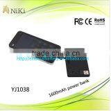 1500mAh Micro USB Portable Power Bank Charger for Mobile Phone