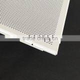 Sound-absorption Acoustic 600x600 Modern Perforated Metal Frame Suspended False Ceiling White Color thumbnail-4