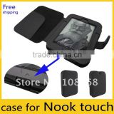 black leather case for nook touch