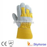 Cow split leather welding gloves buy from china online