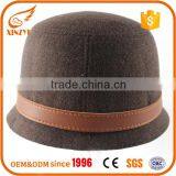 Online Wholesale High Quality Bowler Felt Fedora Formal Hats for Races thumbnail-2