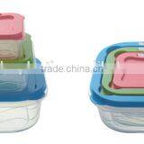 Green and Recycled Plastic Kids School Lunch Box in Set