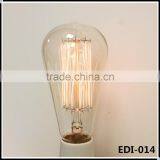 40 Watt 60 Watt Hand Wound Cage Tungsten Filament Vintage Antique St64 Edison Light Bulb
