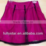 Women's lace fabric of short skirt
