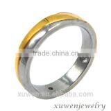 Two Tone Gold Plated Stainless Steel Women Fancy Rings