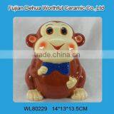 2016 New Design Ceramic Money Bank in Monkey Shape thumbnail-4