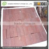 flamed red porphyry stone for flamed floor paver tile